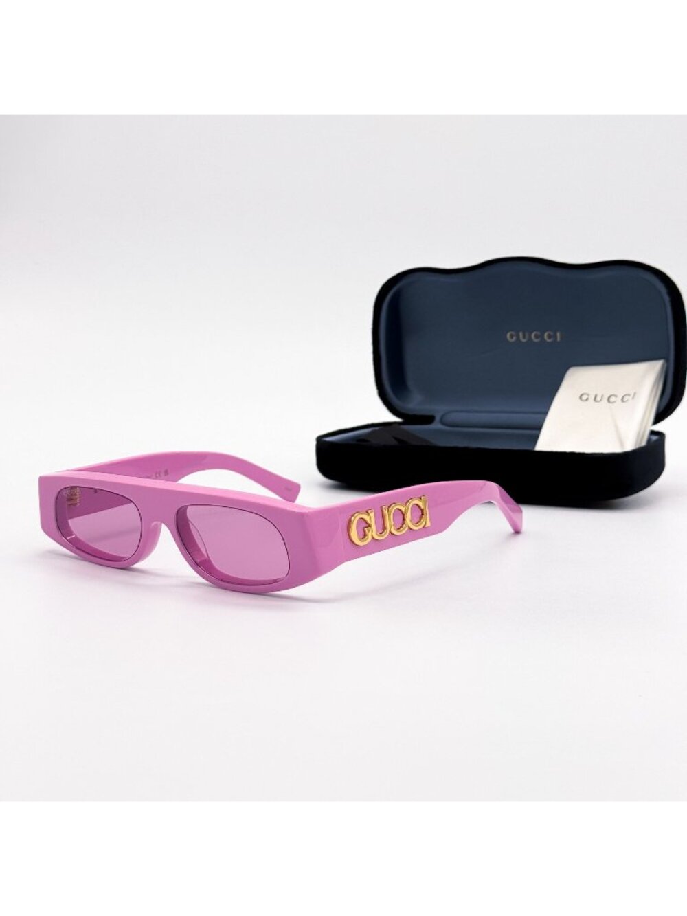 NEW GUCCI SUNGLASSES GG1771S 008 PINK WOMEN EYEWEAR GUCCI - Picture 2 of 11